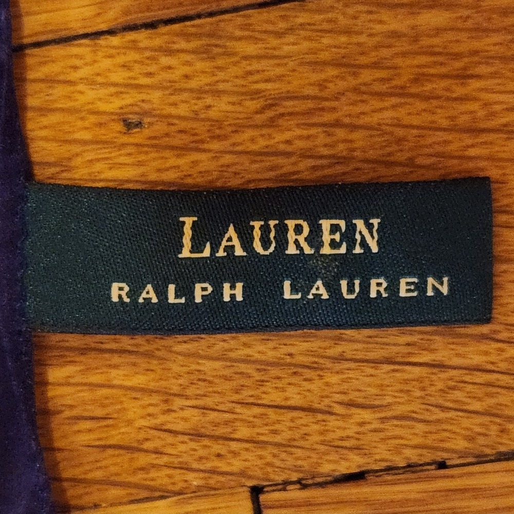 Lauren Ralph Lauren 100% Silk Floral Baroque Oblong Scarf, 11" x 52" - Picture 5 of 9
